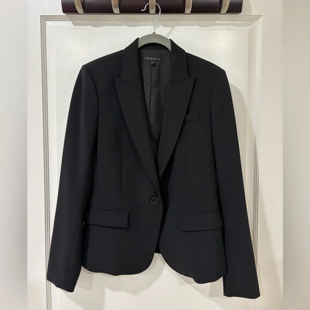 Theory Classic Black Jacket - Picture 2 of 11